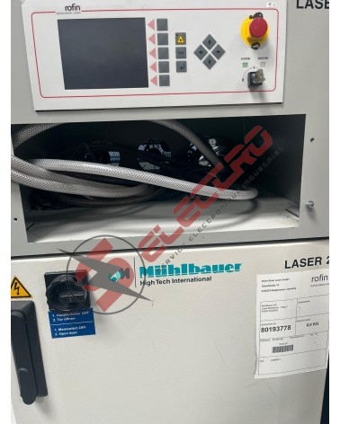 Mühlbauer LASER 2 — Pupitre HMI Rofin & Armoire de Sécurité Laser (Lieferschein 80193778)