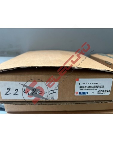 Boîte Carte Alimentation Pupitre NUM V3 224200974 : Module d'Alim CNC