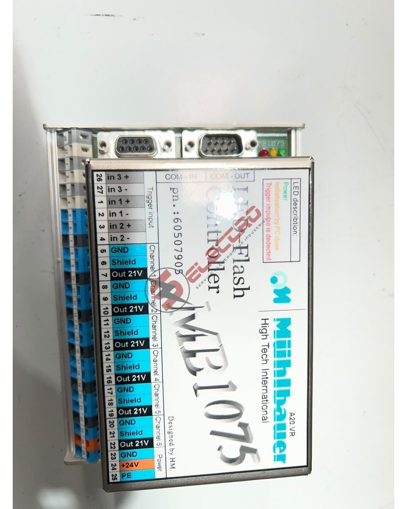 Mühlbauer MB1075 : Contrôleur de Flash LED 6 Canaux, Vision Industrielle