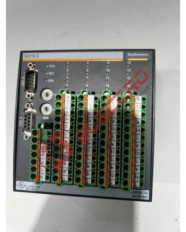 Bachmann DIO16-C : Module E/S Numériques 16 Canaux, Esclave CAN/CANopen