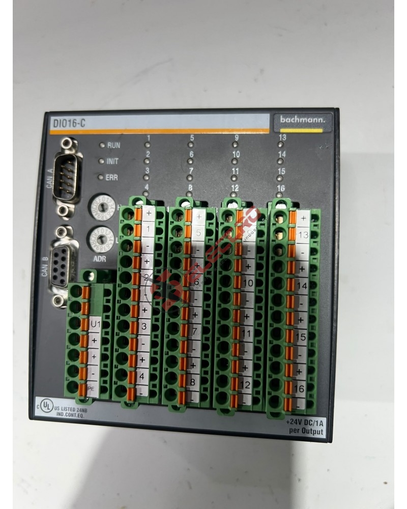 Bachmann DIO16-C : Module E/S Numériques 16 Canaux, Esclave CAN/CANopen