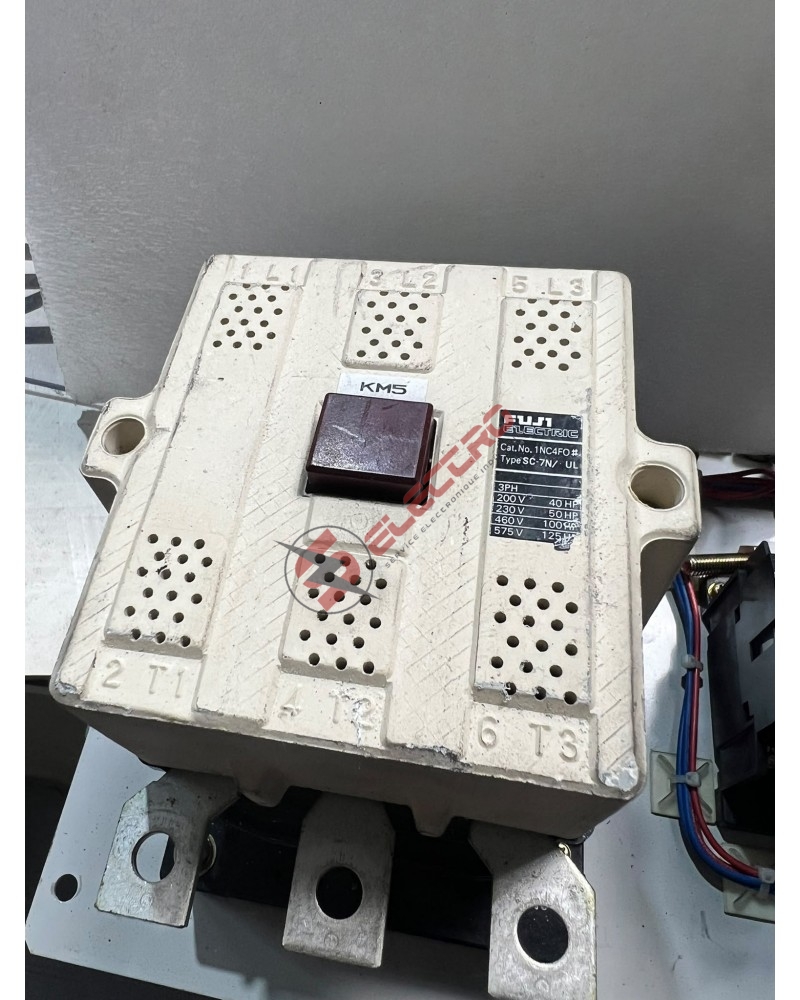 Plaque signalétique Fuji Electric SC-7N/UL : Contacteur Magnétique Triphasé, Série SC