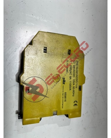Plaque signalétique Pilz ZAE/3s/24VACDC/1uZ : Relais Temporisé Électronique, 0,15 à 3s