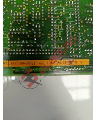 Plaque signalétique Carte de commande analogique 3 axes Siemens SIMODRIVE 210 6RB2100-0NA21