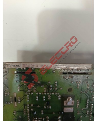 Plaque signalétique Module de puissance Siemens 6SC6120-0FE00