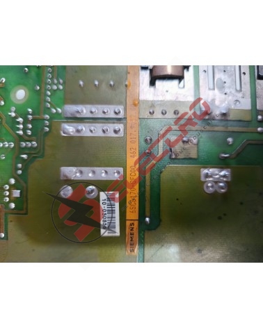 Plaque signalétique Module de puissance Siemens 6SC6170-0FC00