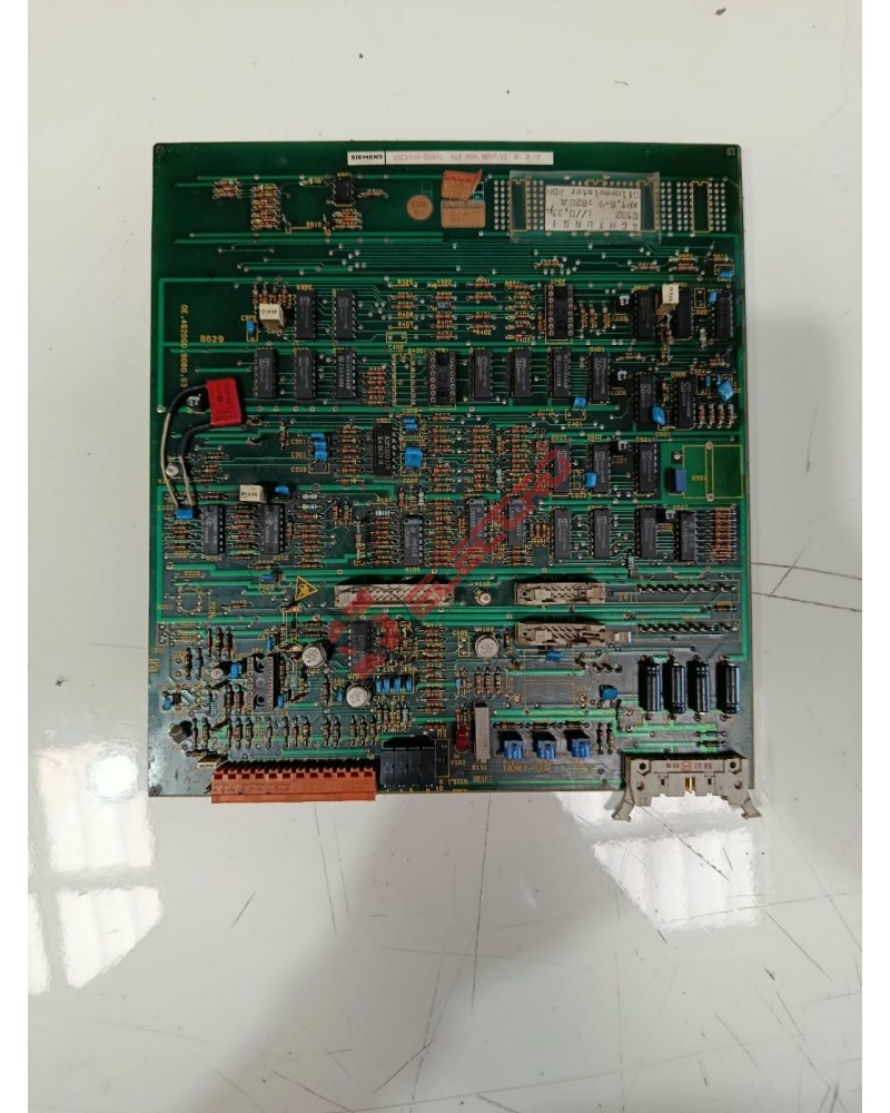 Carte de régulation analogique Siemens SIMODRIVE 6SC6000-0NA02 (indices N O P, version à cavaliers)