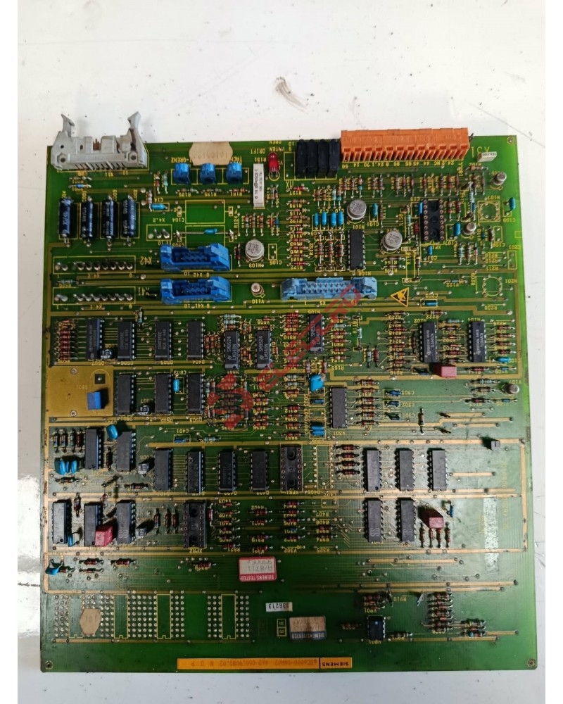 Carte de régulation analogique Siemens SIMODRIVE 6SC6000-0NA02 (indices N O P, version 6 A à roues codeuses)