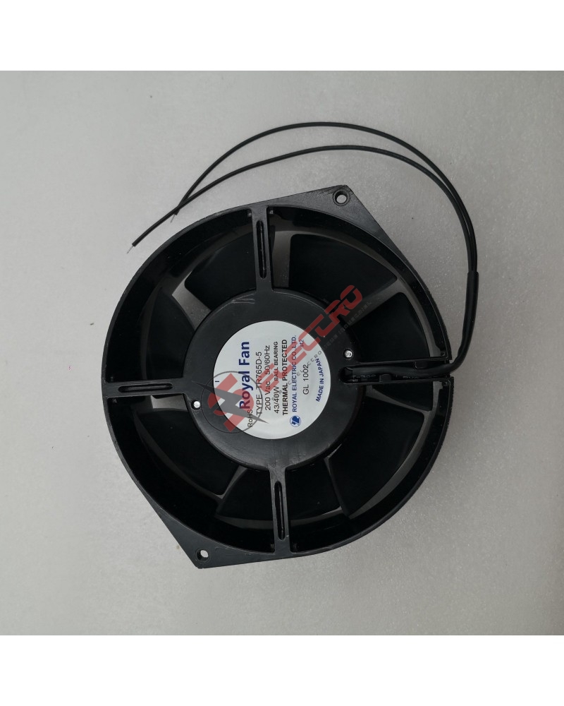 Ventilateur Royal Fan TR765D-5 (200 V, moteur de broche)